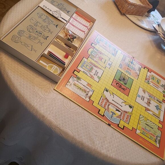 Vintage (1963) Parker Brothers "CLUE" Board Game - Picture 2 of 11